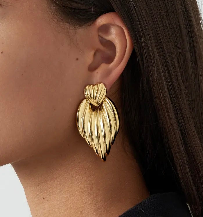 Boucles d’oreilles en acier inoxydables et argent sterling